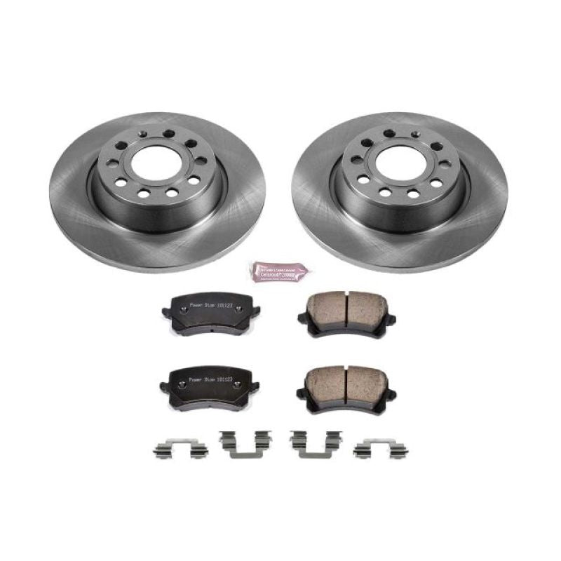 PowerStop Power Stop 2015 Audi Q3 Rear Autospecialty Brake Kit - Brakes Rotors & Pads