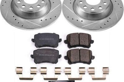 PowerStop Power Stop 2015 Audi Q3 Rear Z23 Evolution Sport Brake Kit - Brakes Rotors & Pads