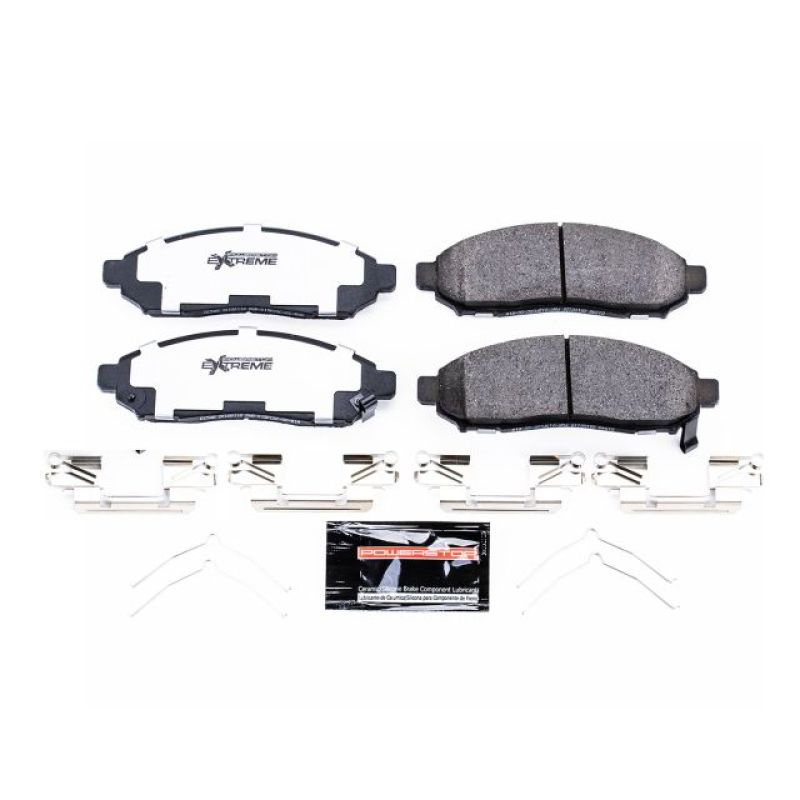 PowerStop Power Stop 2015 Chevrolet City Express Front Z36 Truck & Tow Brake Pads w/Hardware - Brakes Rotors