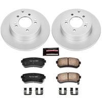 PowerStop Power Stop 2015 Hyundai Sonata Rear Z17 Evolution Geomet Coated Brake Kit - Brakes Rotors & Pads