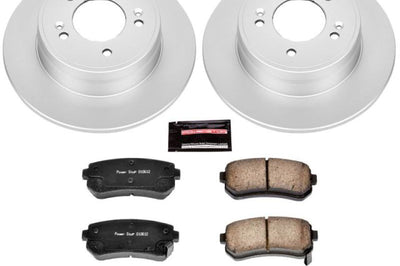 PowerStop Power Stop 2015 Hyundai Sonata Rear Z17 Evolution Geomet Coated Brake Kit - Brakes Rotors & Pads