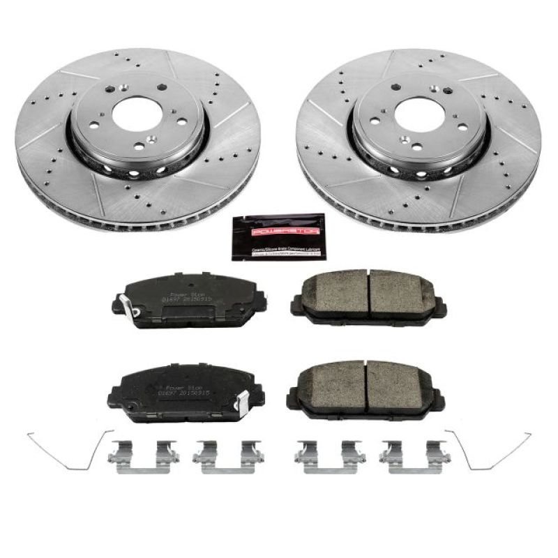 PowerStop Power Stop 2016 Acura ILX Front Z23 Evolution Sport Brake Kit - Brakes Rotors & Pads