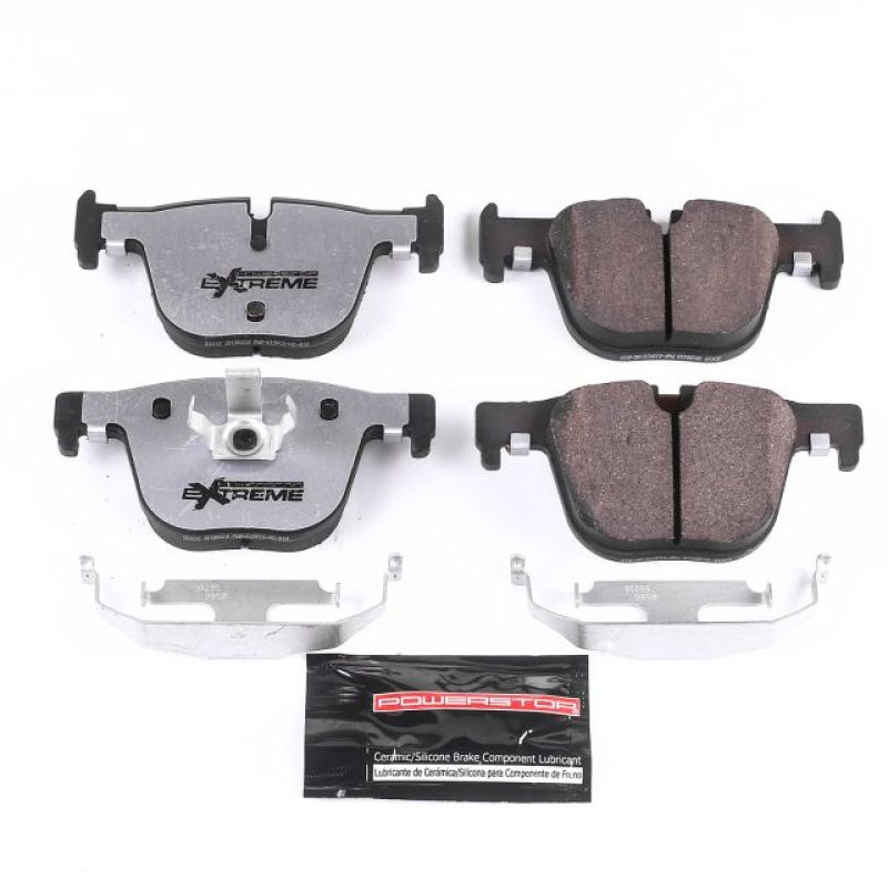 PowerStop Power Stop 2016 BMW 328i Rear Z26 Extreme Street Brake Pads w/Hardware - Brakes Rotors &