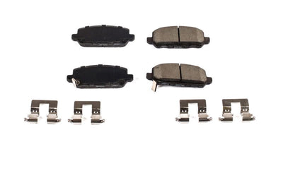 PowerStop Power Stop 2016 Honda CR-Z Rear Z17 Evolution Ceramic Brake Pads w/Hardware - Brakes Rotors &