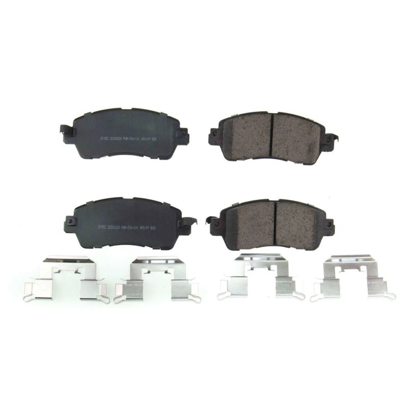 PowerStop Power Stop 2016 Scion iA Front Z17 Evolution Ceramic Brake Pads w/Hardware - Brakes Rotors &