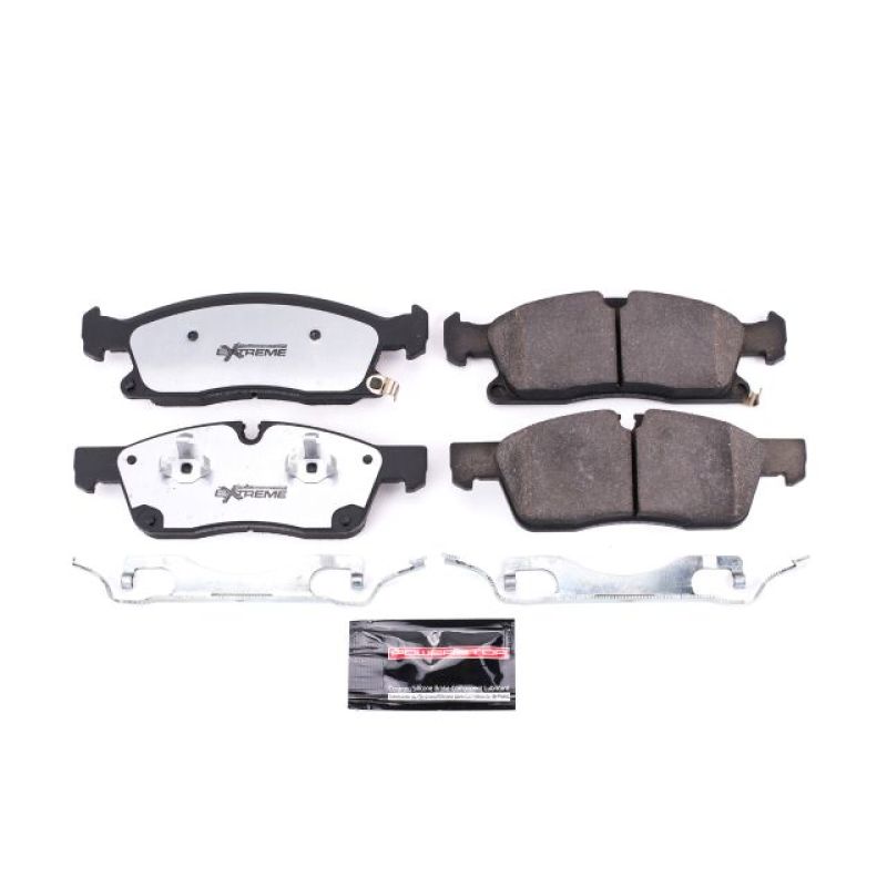 PowerStop Power Stop 2017 Dodge Durango Front Z36 Truck & Tow Brake Pads w/Hardware - Brakes Rotors