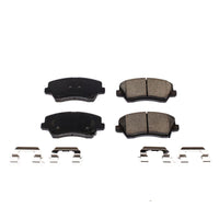 PowerStop Power Stop 2017 Hyundai Elantra GT Front Z17 Evolution Ceramic Brake Pads w/Hardware - Brakes Rotors &