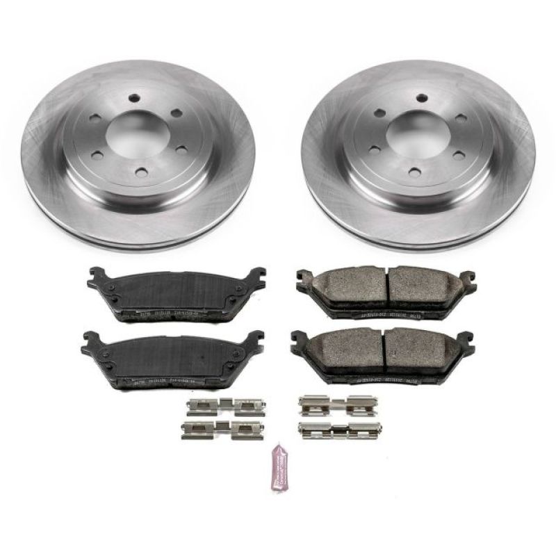 PowerStop Power Stop 2018 Ford Expedition Rear Autospecialty Brake Kit - Brakes Rotors & Pads