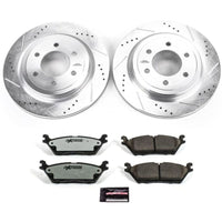 PowerStop Power Stop 2018 Ford Expedition Rear Z36 Truck & Tow Brake Kit - Brakes Rotors Pads