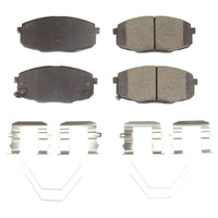PowerStop Power Stop 2018 Hyundai Elantra GT Front Z17 Evolution Ceramic Brake Pads w/Hardware - Brakes Rotors &