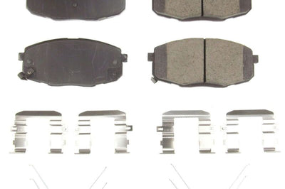 PowerStop Power Stop 2018 Hyundai Elantra GT Front Z17 Evolution Ceramic Brake Pads w/Hardware - Brakes Rotors &