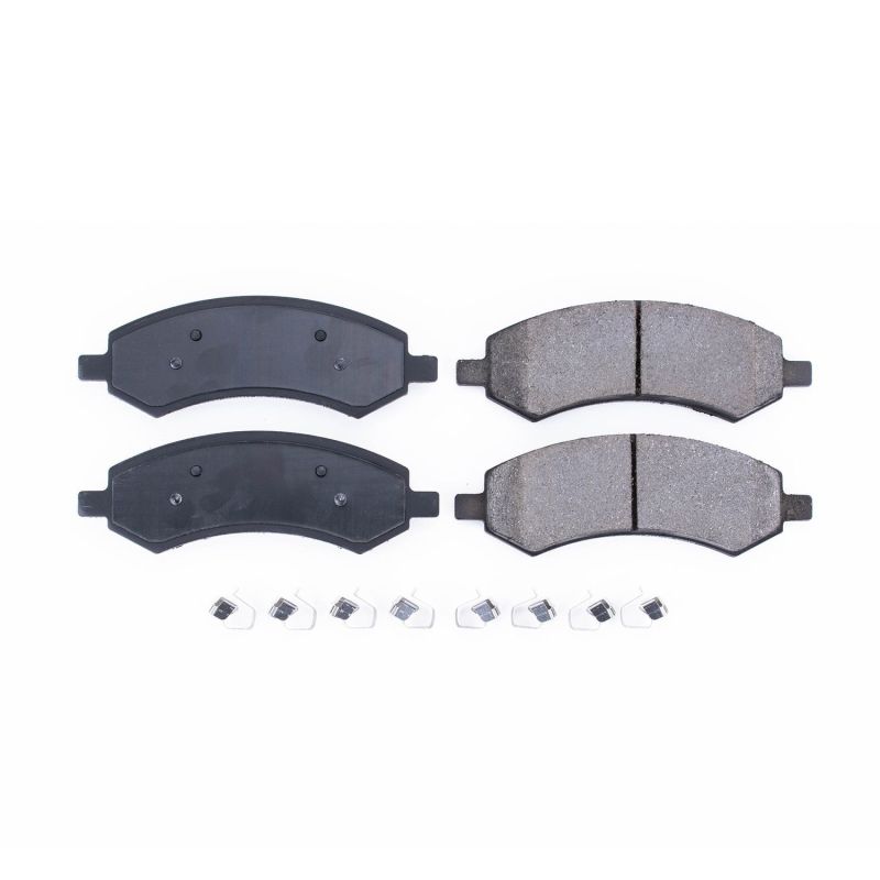 PowerStop Power Stop 2018 Jeep Wrangler JK Front Z17 Evolution Ceramic Brake Pads - Brakes Rotors &