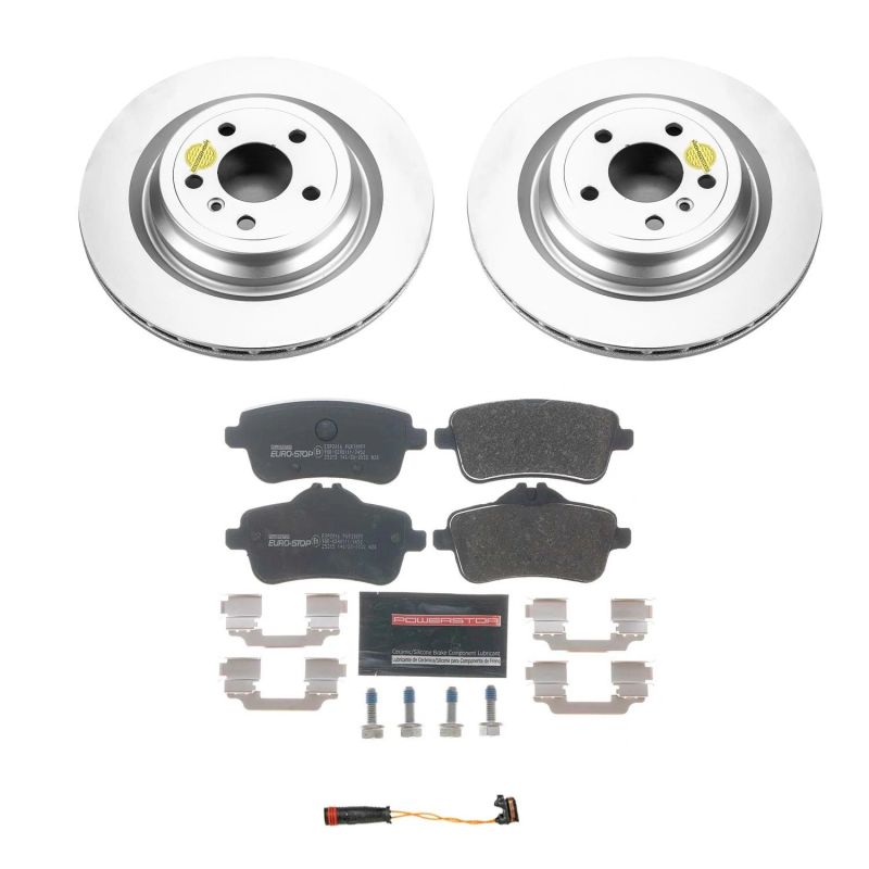 PowerStop Power Stop 2018 Mercedes-Benz GLE350 Rear Euro-Stop Brake Kit - Brakes Rotors & Pads