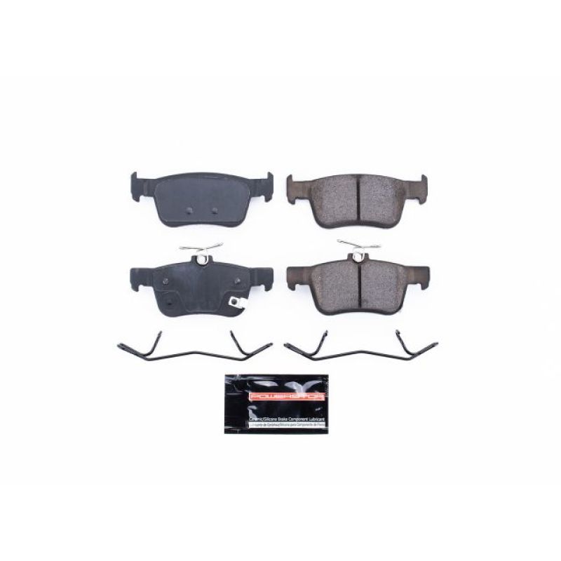 PowerStop Power Stop 2019 Acura RDX Rear Z23 Evolution Sport Brake Pads w/Hardware - Brakes Rotors &