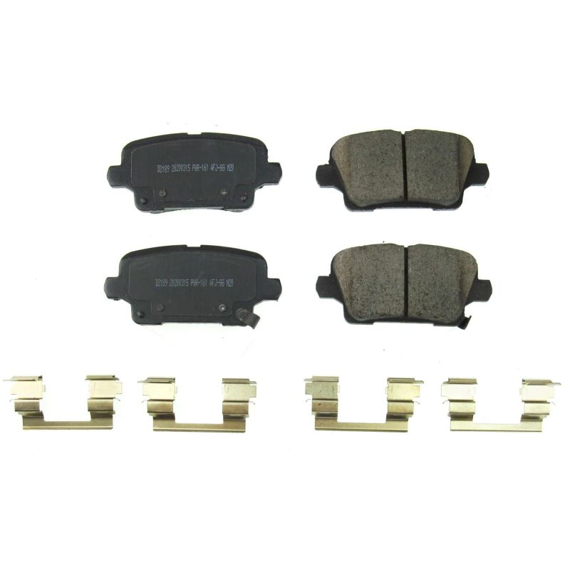 PowerStop Power Stop 2019 Buick Regal Sportback Rear Z17 Evolution Ceramic Brake Pads w/Hardware - Brakes Rotors &