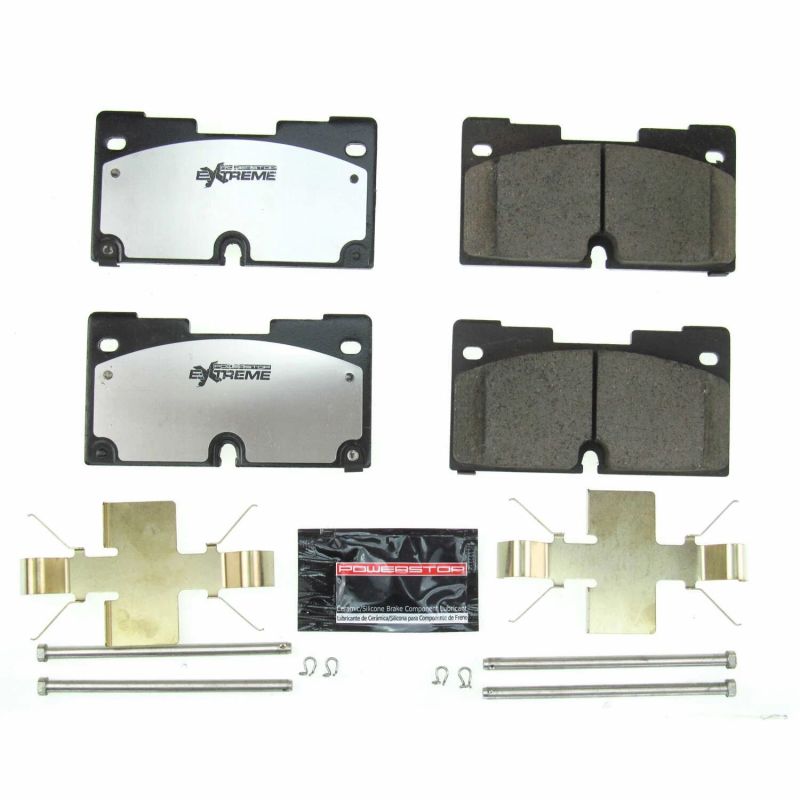 PowerStop Power Stop 2019 Chevrolet Silverado 1500 Front Z36 Truck & Tow Brake Pads w/Hardware - Brakes Rotors