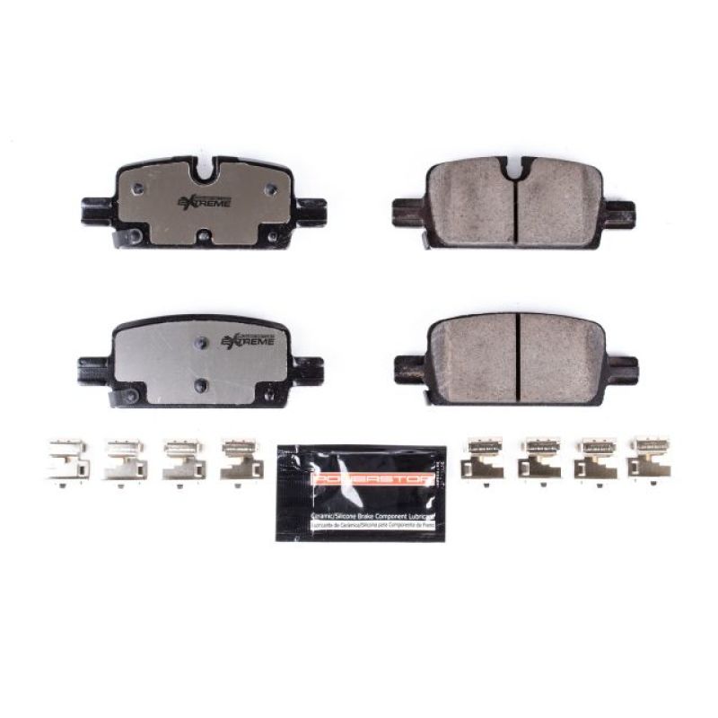 PowerStop Power Stop 2019 Chevrolet Silverado 1500 Rear Z36 Truck & Tow Brake Pads w/Hardware - Brakes Rotors
