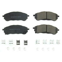 PowerStop Power Stop 2019 Ford Ranger Rear Z17 Evolution Ceramic Brake Pads w/Hardware - Brakes Rotors &