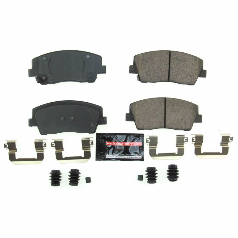 PowerStop Power Stop 2019 Genesis G70 Front Z23 Evolution Sport Brake Pads w/Hardware - Brakes Rotors &