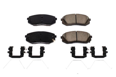 PowerStop Power Stop 2019 Hyundai Elantra GT Front Z17 Evolution Ceramic Brake Pads w/Hardware - Brakes Rotors &