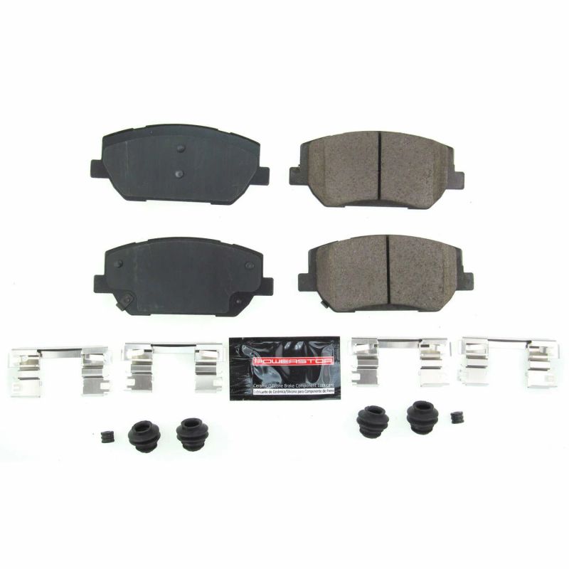PowerStop Power Stop 2019 Hyundai Santa Fe Front Z23 Evolution Sport Brake Pads w/Hardware - Brakes Rotors &