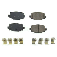 PowerStop Power Stop 2019 Infiniti QX50 Rear Z17 Evolution Ceramic Brake Pads w/Hardware - Brakes Rotors &