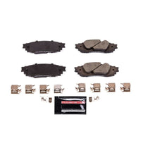PowerStop Power Stop 2019 Lexus ES300h Rear Z23 Evolution Sport Brake Pads w/Hardware - Brakes Rotors &