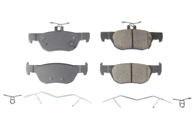 PowerStop Power Stop 2019 Mazda 3 Rear Z17 Evolution Ceramic Brake Pads w/Hardware - Brakes Rotors &
