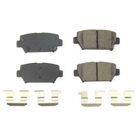 PowerStop Power Stop 2019 Mitsubishi Eclipse Cross Rear Z17 Evolution Ceramic Brake Pads w/Hardware - Brakes Rotors &