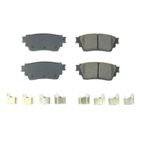 PowerStop Power Stop 2019 Nissan Altima Rear Z17 Evolution Ceramic Brake Pads w/Hardware - Brakes Rotors &