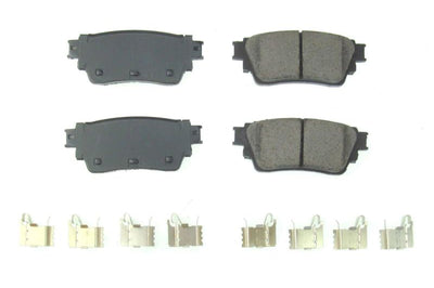 PowerStop Power Stop 2019 Nissan Altima Rear Z17 Evolution Ceramic Brake Pads w/Hardware - Brakes Rotors &