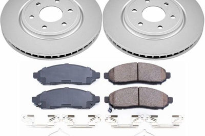 PowerStop Power Stop 2019 Nissan Frontier Front Z17 Evolution Geomet Coated Brake Kit - Brakes Rotors & Pads