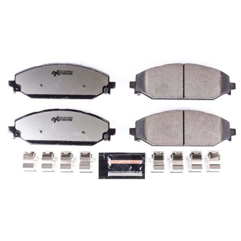 PowerStop Power Stop 2019 Ram 1500 Front Z36 Truck & Tow Brake Pads w/Hardware - Brakes Rotors