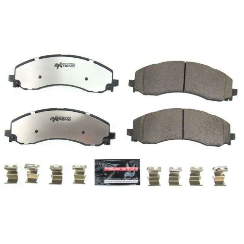 PowerStop Power Stop 2019 Ram 2500 Front Z36 Truck & Tow Brake Pads w/Hardware - Brakes Rotors