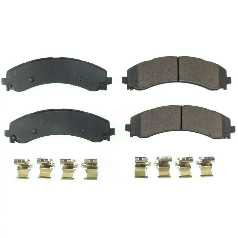 PowerStop Power Stop 2019 Ram 3500 Rear Z17 Evolution Ceramic Brake Pads w/Hardware - Brakes Rotors &