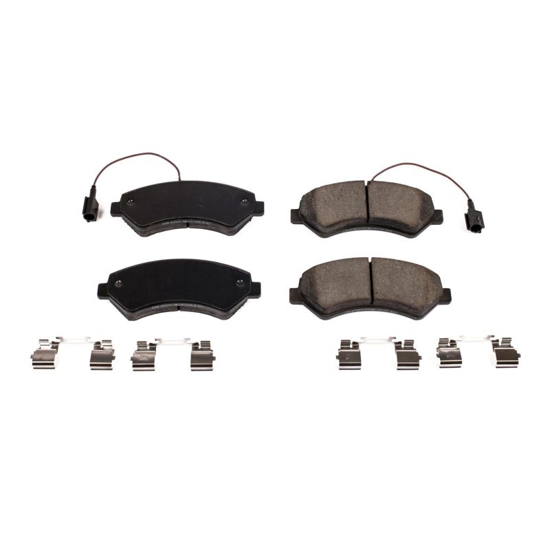 PowerStop Power Stop 2019 Ram ProMaster 1500 Front Z17 Evolution Ceramic Brake Pads w/Hardware - Brakes Rotors &