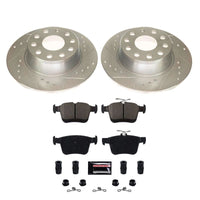 PowerStop Power Stop 2019 Volkswagen Jetta Rear Z23 Evolution Sport Brake Kit - Brakes Rotors & Pads