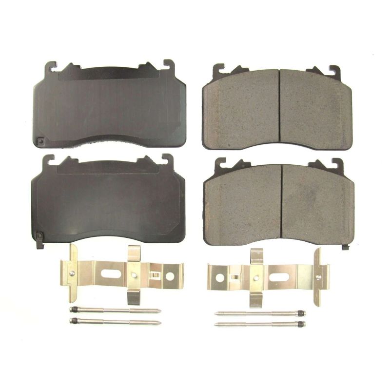 PowerStop Power Stop 2020 Ford Mustang Front Z17 Evolution Ceramic Brake Pads w/Hardware - Brakes Rotors &