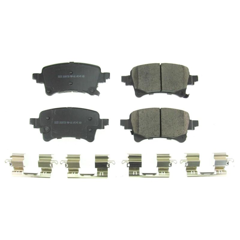 PowerStop Power Stop 2020 Jeep Gladiator Rear Z17 Evolution Ceramic Brake Pads w/Hardware - Brakes Rotors &