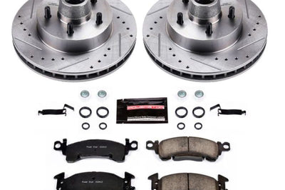 PowerStop Power Stop 71-73 Buick Centurion Front Z23 Evolution Sport Brake Kit - Brakes Rotors & Pads