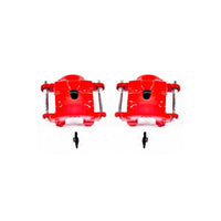 PowerStop Power Stop 78-85 Avanti II Front Red Calipers w/o Brackets - Pair - Brakes Rotors & Pads