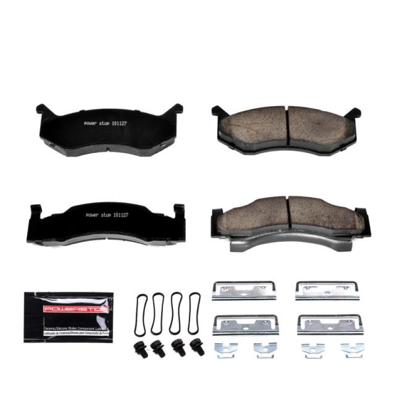 PowerStop Power Stop 80-82 Chrysler Town & Country Front Z23 Evolution Sport Brake Pads w/Hardware - Brakes Rotors