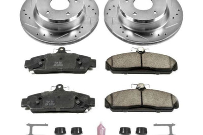 PowerStop Power Stop 84-87 Chevrolet Corvette Front Z23 Evolution Sport Brake Kit - Brakes Rotors & Pads