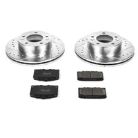 PowerStop Power Stop 86-91 Mazda RX-7 Front Z23 Evolution Sport Brake Kit - Brakes Rotors & Pads