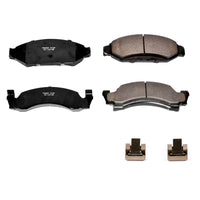 PowerStop Power Stop 87-93 Ford Bronco Front Z17 Evolution Ceramic Brake Pads w/Hardware - Brakes Rotors &