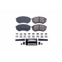 PowerStop Power Stop 88-91 Mazda 929 Front Z23 Evolution Sport Brake Pads w/Hardware - Brakes Rotors &