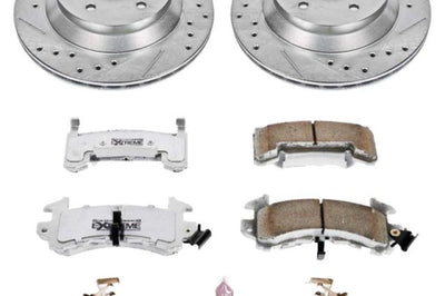 PowerStop Power Stop 88-95 Chevrolet Corvette Front Z26 Street Warrior Brake Kit - Brakes Rotors & Pads