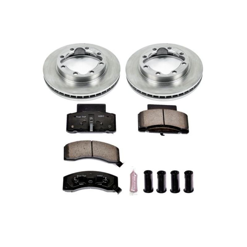 PowerStop Power Stop 90-00 Chevrolet K3500 Front Autospecialty Brake Kit - Brakes Rotors & Pads