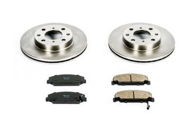PowerStop Power Stop 90-00 Honda Civic Front Autospecialty Brake Kit - Brakes Rotors & Pads