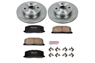 PowerStop Power Stop 90-92 Geo Prizm Front Autospecialty Brake Kit - Brakes Rotors & Pads